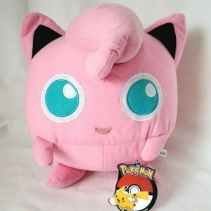 SOLD - Jumbo Jiggly Puff Pokemon Character Plush 12” Toy Factory 2018 Styrofoam